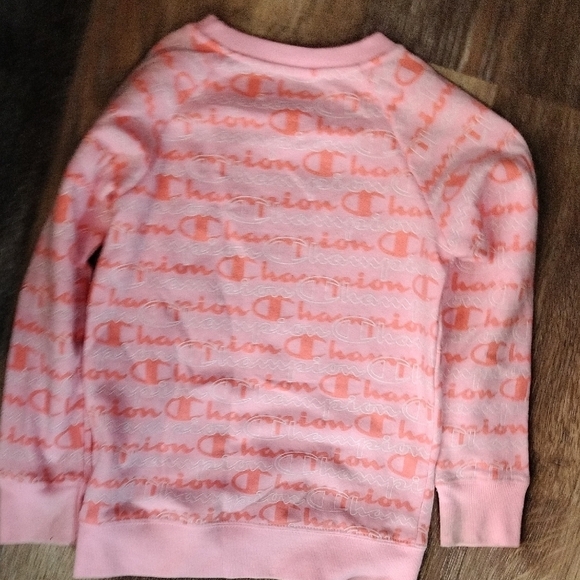 Champion Pink and Gray Sweatshirts Text - Picture 7 of 10